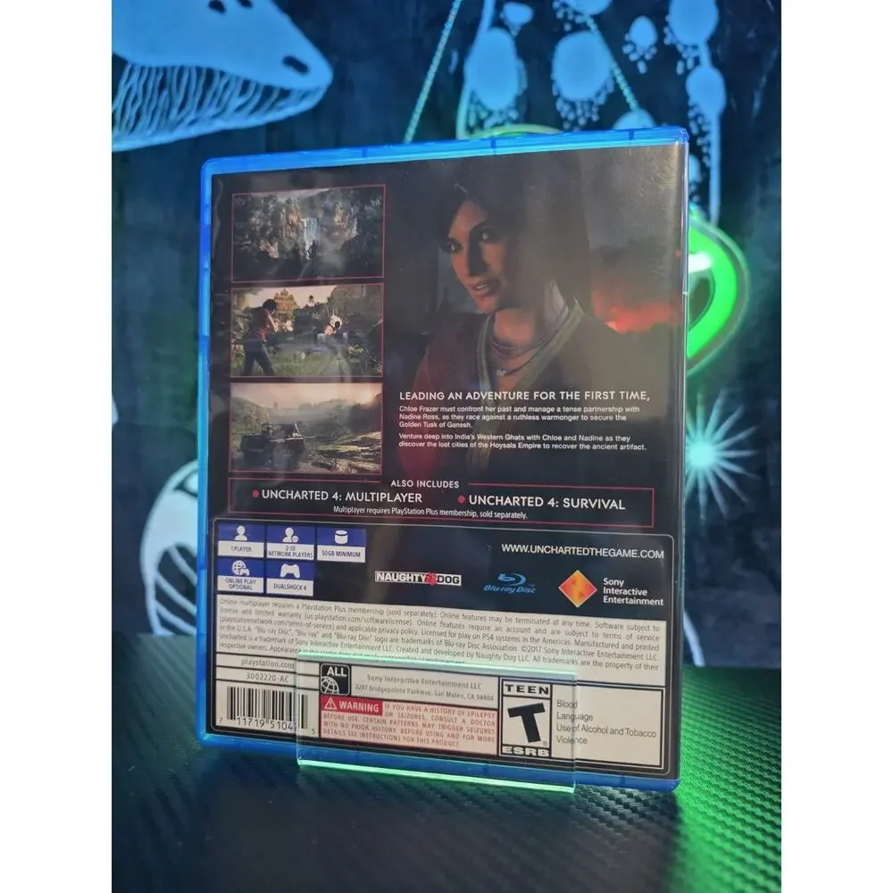 Sony PlayStation 4 Naughty Dog Uncharted The Lost Legacy 2017